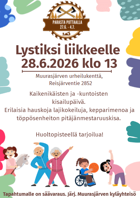 Lystiksi liikkeelle