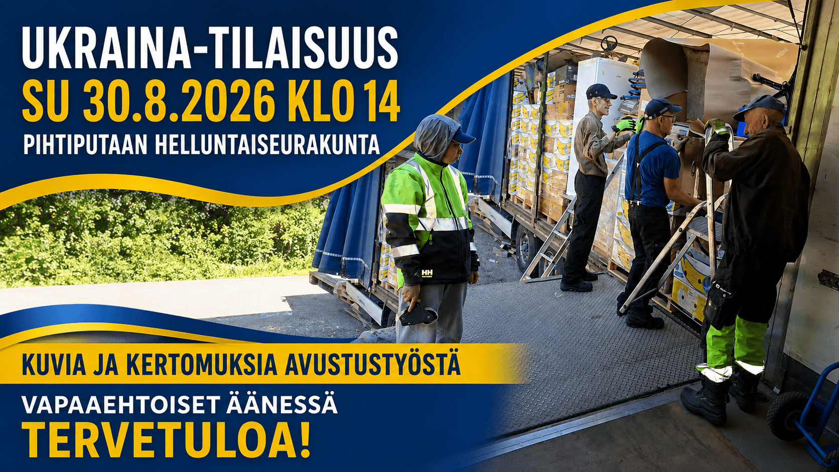 UKRAINA -iltapäivä – Vapaaehtoiset äänessä